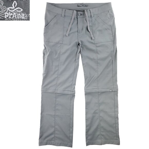 prAna Convertible Hiking Pants Monarch Zip Off Stretch Women's "14" 36x31 - Picture 1 of 12